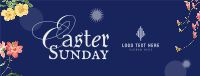 Easter Floral Facebook Cover Design