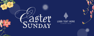 Easter Floral Facebook cover Image Preview
