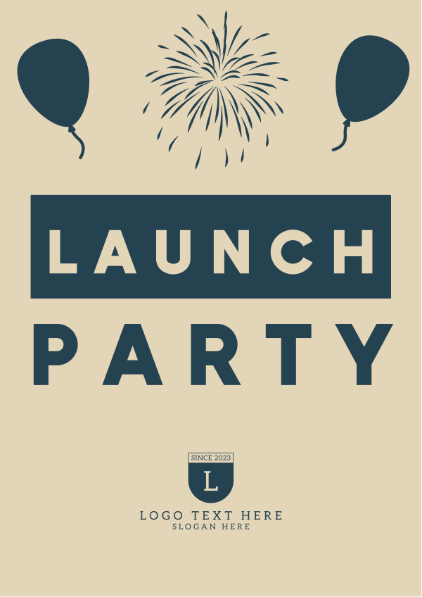 Launch Party Flyer Design Image Preview