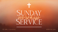 Blessed Sunday Service Animation Design