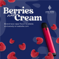 Berries and Cream Instagram post Image Preview