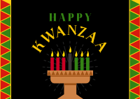 Happy Kwanzaa Postcard Image Preview