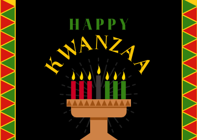 Happy Kwanzaa Postcard Image Preview