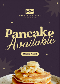 Pancakes Now Available Flyer Design