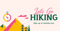 Mountain Hiking Trail Facebook Ad Design