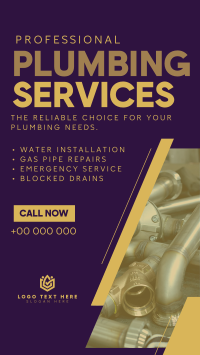 Expert Plumber Service Instagram story Image Preview