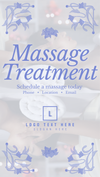Art Nouveau Massage Treatment Instagram story Image Preview