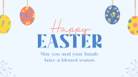 Minimalist Easter Facebook event cover Image Preview
