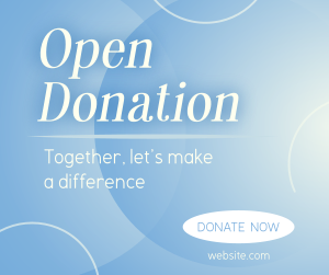 Together, Let's Donate Facebook post Image Preview