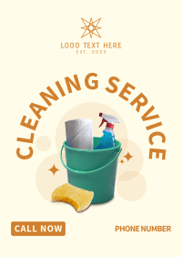 House Cleaning Service Poster Design