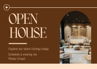 Open House Listing Postcard Design