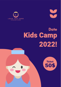 Cute Kids Camp Flyer Image Preview