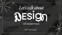 Minimalist Design Seminar Facebook Event Cover Image Preview