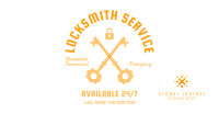 Vintage Locksmith Facebook Ad Design