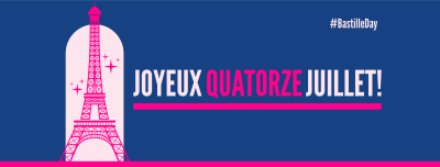 Quatorze Juillet Facebook cover Image Preview