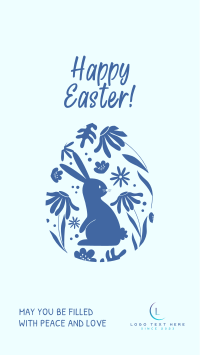 Fun Easter Bunny Facebook Story Design