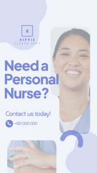 Hiring Personal Nurse Facebook story Image Preview