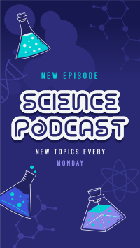 Science Education Podcast Facebook Story Design