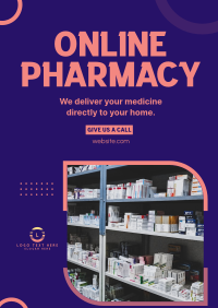 Pharmacy Delivery Poster Design
