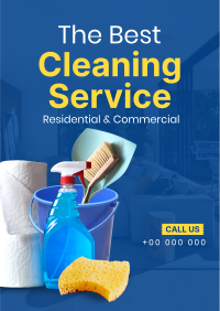 The Best Cleaning Service Poster Image Preview