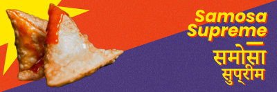 Samosa Supreme Twitter header (cover) Image Preview