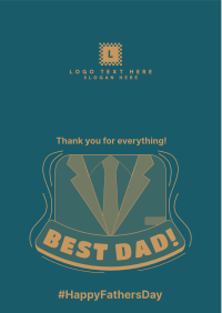 Best Dad Flyer Image Preview