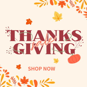Thanksgiving Autumn Sale Linkedin Post Image Preview