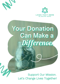 Fundraising Donation Drive Poster Design