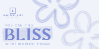 Blissful Flowers Twitter post Image Preview