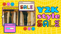 Y2K Fashion Brand Sale Facebook event cover Image Preview