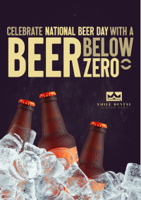 Below Zero Beer Flyer Image Preview
