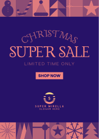 Modern Christmas Sale Poster Image Preview