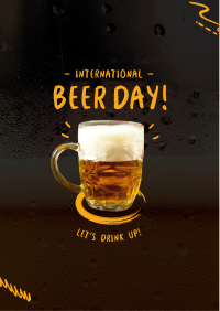 International Beer Day Flyer Design