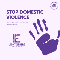 Stop Domestic Violence Instagram Post 