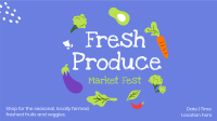Fresh Market Fest Facebook Event Cover Design