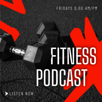 Modern Fitness Podcast Instagram Post Design
