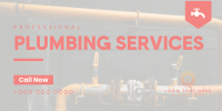 Plumbing Services Twitter Post Design