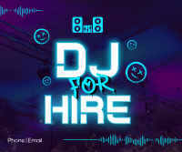 Hiring Party DJ Facebook Post Design