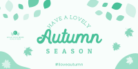 Autumn Leaf Mosaic Twitter post Image Preview