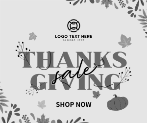 Thanksgiving Autumn Sale Facebook post Image Preview