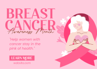 Fighting Breast Cancer Postcard Image Preview