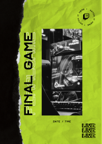 Final Game Flyer Design