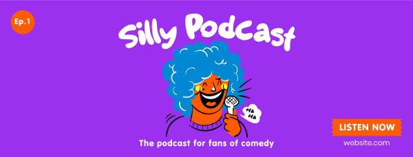 Our Funny Podcast Facebook Cover Design Image Preview
