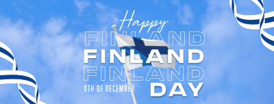 Simple Finland Indepence Day Facebook cover Image Preview