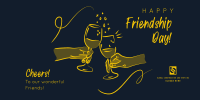 Friendship Day Cheers Twitter Post Image Preview