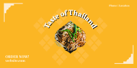 Taste of Thailand Twitter Post Design