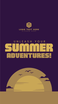 Minimalist Summer Adventure YouTube short Image Preview