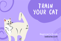 Train Your Cat Pinterest Cover Design