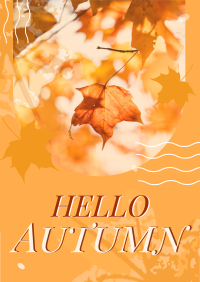 Autumn Greeting Flyer Design