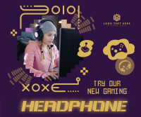 Gaming Headphone Accessory Facebook post Image Preview